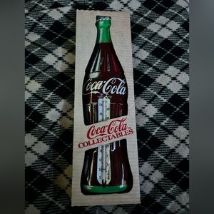 Vintage Coca Cola Thermometer w/ Box